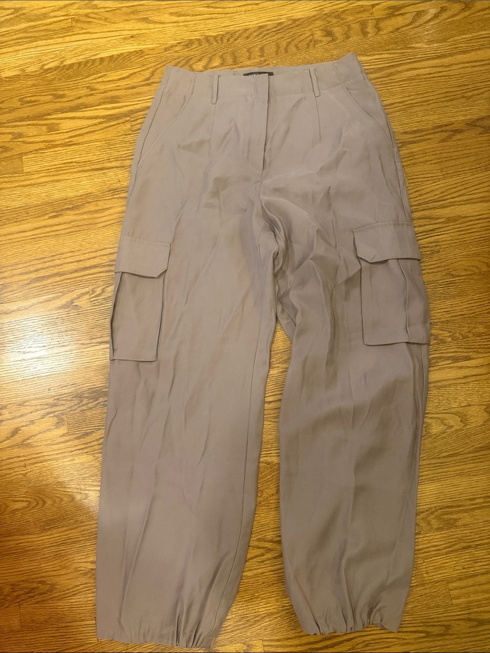 Zara Taupe Cargo Pants